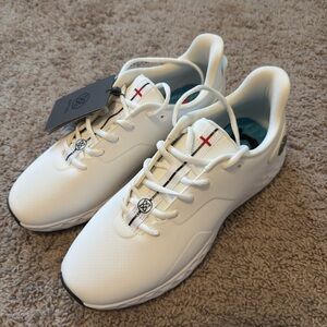 Mens MG4+ Golf Shoes. G/Fore. Size 9. White. New with tags. Spikeless.